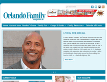 Tablet Screenshot of orlandofamilymagazine.com